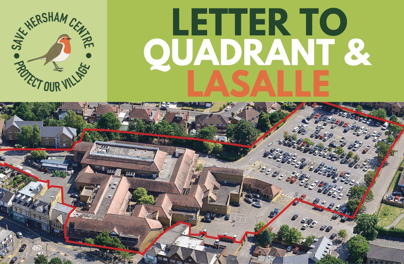 Letter to Quadrant & La Salle